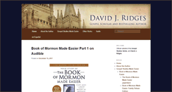 Desktop Screenshot of davidjridges.com